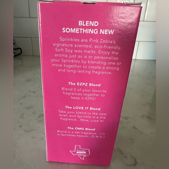 Pink Zebra Air Care Wax Melt Sprinkles - Picture 3 of 3